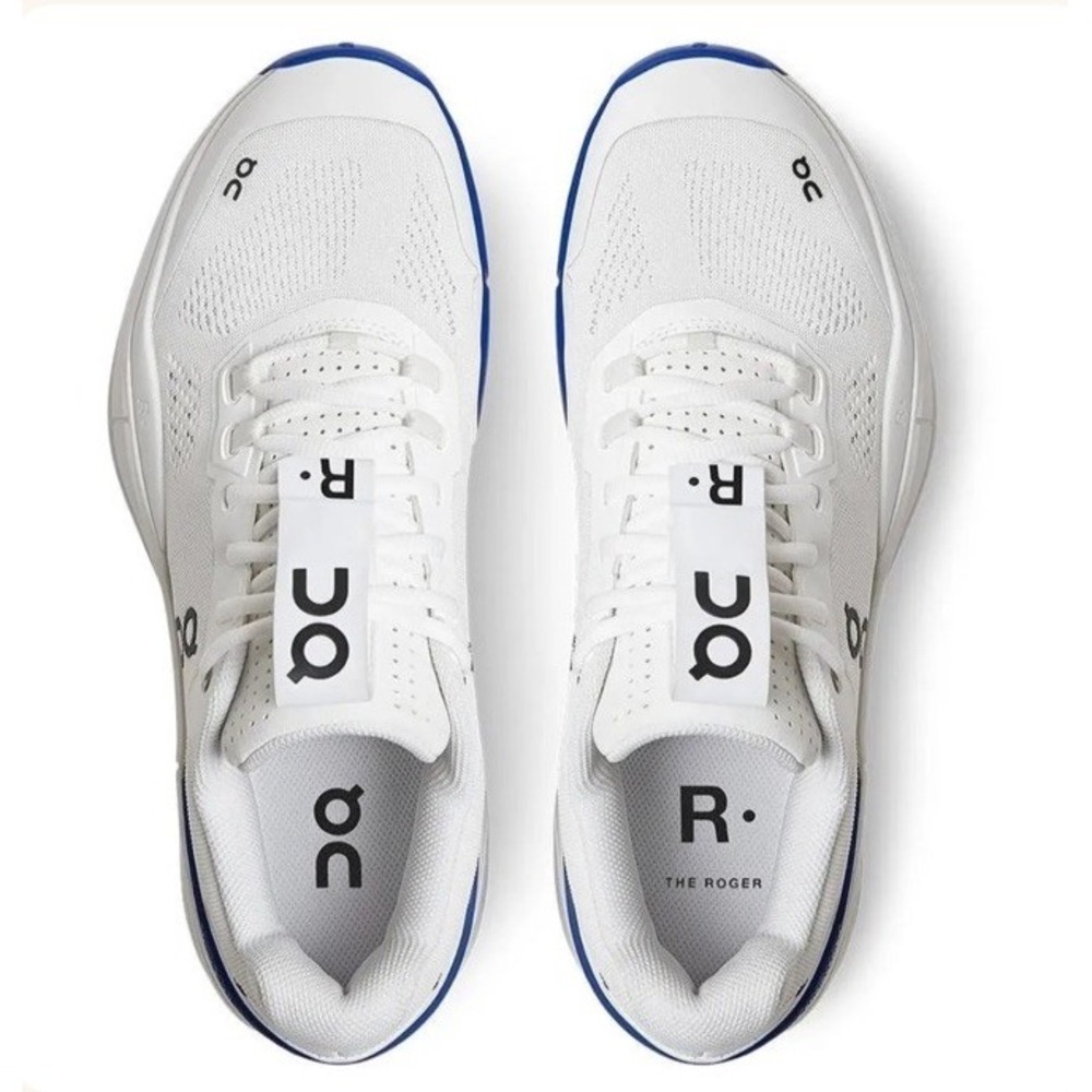 On THE ROGER Pro White / Indigo Tennis Shoes - 48.98721 Men's Size 11